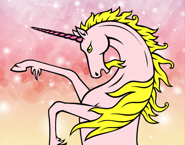 Dibujo Unicornio salvaje pintado por Alba-R