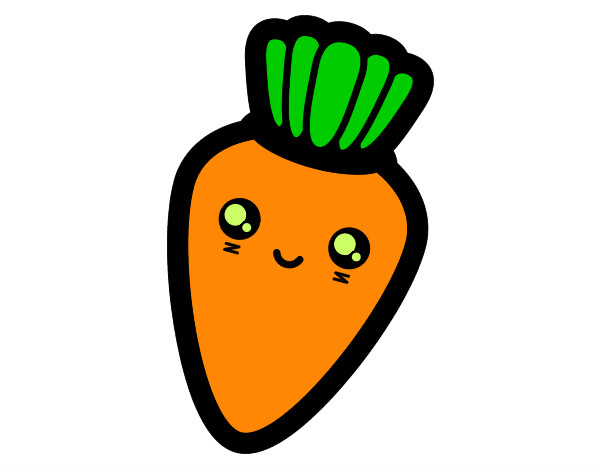 mi zanahoria sonriente naranjita