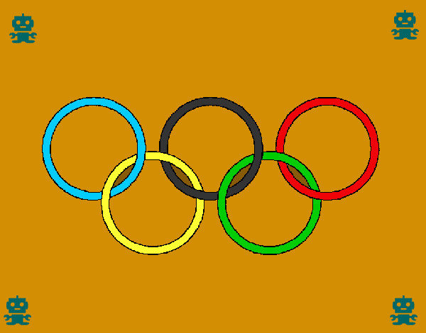 Dibujo Anillas de los juegos olimpícos pintado por Quira