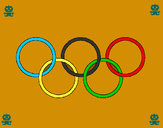 Dibujo Anillas de los juegos olimpícos pintado por Quira