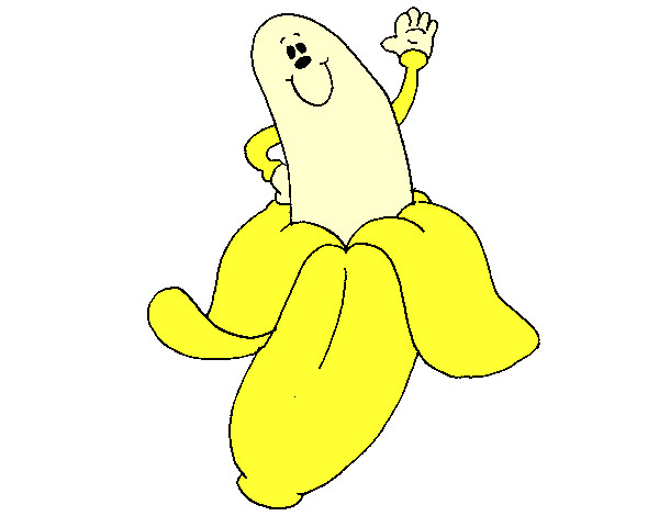 Dibujo Banana pintado por emiiii