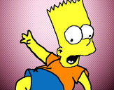 Dibujo Bart 2 pintado por martincito