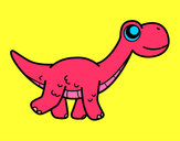 Dibujo Diplodocus feliz pintado por simon9448