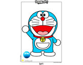 Dibujo Doraemon pintado por kikithaa