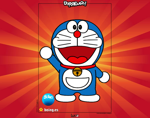 Dibujo Doraemon pintado por Mari-Ana