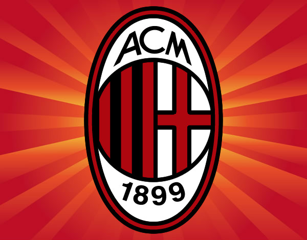 Dibujo Escudo del AC Milan pintado por JOHA2