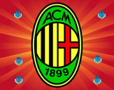 Dibujo Escudo del AC Milan pintado por santun