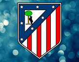 Dibujo Escudo del Club Atlético de Madrid pintado por santun