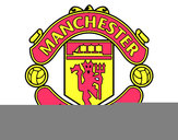 Dibujo Escudo del Manchester United pintado por monverde