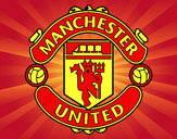 Dibujo Escudo del Manchester United pintado por santun