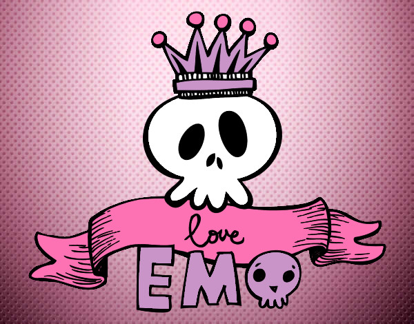 Dibujo Love Emo pintado por Mikilla