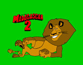 Dibujo Madagascar 2 Alex 3 pintado por federicci