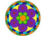 Dibujo Mandala 2 pintado por rosesoul