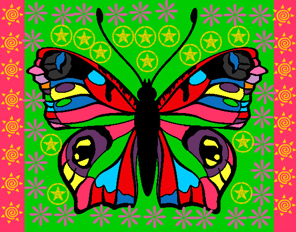 Dibujo Mariposa 20 pintado por FERNANDA--