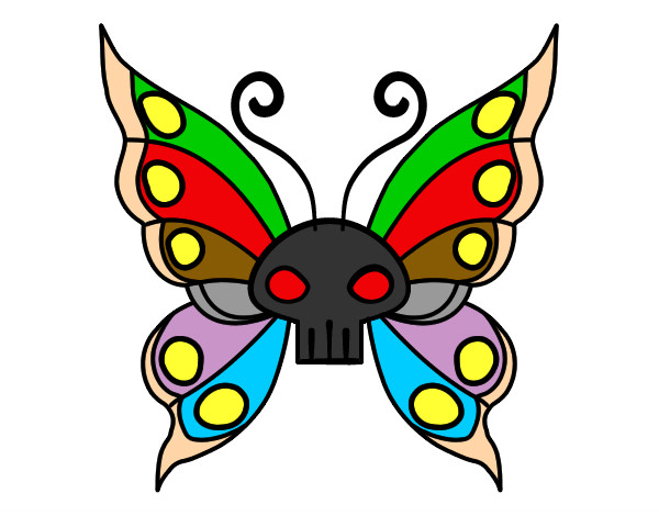 Dibujo Mariposa Emo pintado por martincito