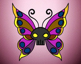 Dibujo Mariposa Emo pintado por noly2012