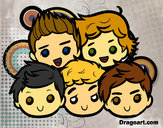 Dibujo One Direction 2 pintado por Monopop