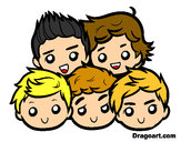Dibujo One Direction 2 pintado por Quira