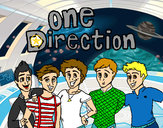 Dibujo One Direction 3 pintado por Carademon2