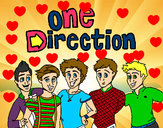 Dibujo One Direction 3 pintado por jocelynemo