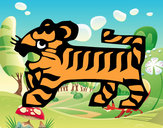 Dibujo Signo del Tigre pintado por Danneliese