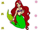 Dibujo Sirenita pintado por Quira