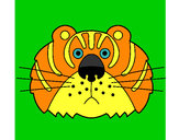 Dibujo Tigre III pintado por Anylu