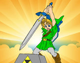 Dibujo Zelda pintado por Super-Girl