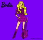 Dibujo Barbie rockera pintado por tr5aer5iau8