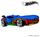 Dibujo Hot Wheels 3 pintado por hesa