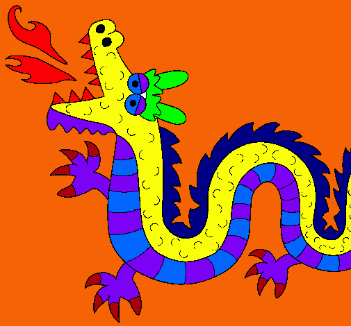 Dragón escupiendo fuego II