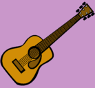 Dibujo Guitarra española II pintado por valestart