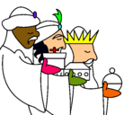 Dibujo Los Reyes Magos 3 pintado por PARALOSREYES