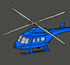 Dibujo Helicóptero  pintado por mamey