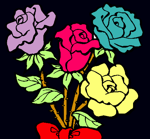 Ramo de rosas