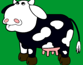 Dibujo Vaca pensativa pintado por tananda