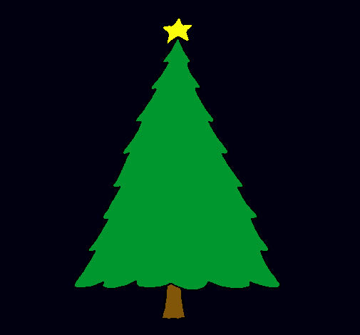 Árbol con estrella