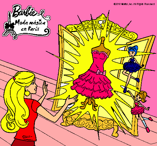 El vestido mágico de Barbie