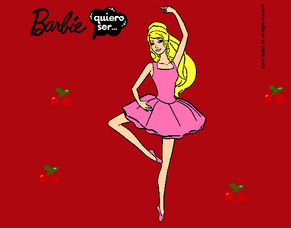 Dibujo Barbie bailarina de ballet pintado por kityflu15