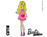 Dibujo Barbie Fashionista 3 pintado por jule