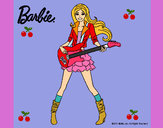 Dibujo Barbie guitarrista pintado por perla2-5