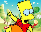 Dibujo Bart 2 pintado por javier2001