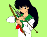 Dibujo Kagome pintado por LoveBarker