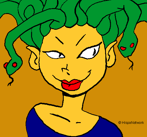 Mujer medusa