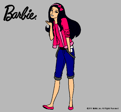 Barbie con look casual