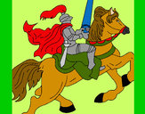 Dibujo Caballero a caballo 2 pintado por Francooooo