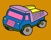 Dibujo Camión volquete pintado por marpatrfab