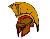 Dibujo Casco romano de guerrero pintado por kevinomar2