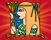 Dibujo Cleopatra pintado por lolaa