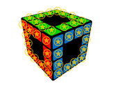 Dibujo Cubo de Rubik pintado por Caterine